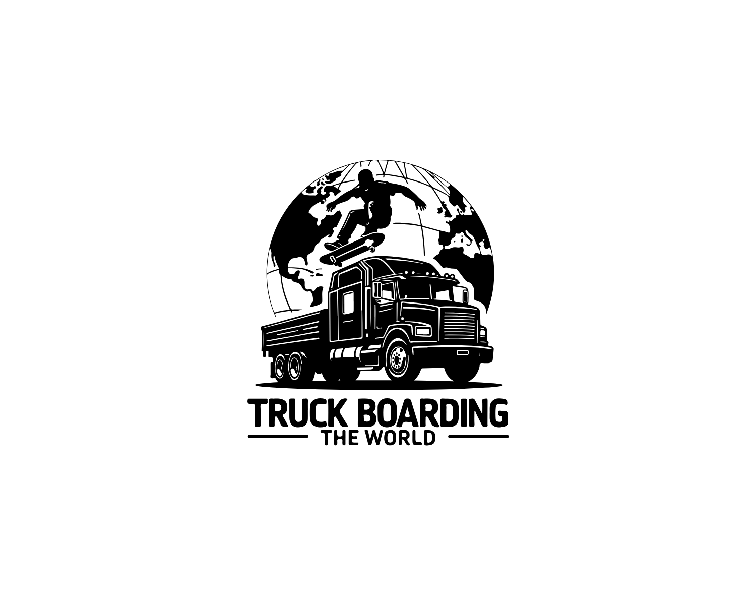 Truck Boarding The World logo